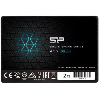 Silicon Power Ace - A55 2TB SSD SATAIII (3D NAND) 3D NAND, SLC Cache, 7mm 2.5'' Blue - Max 560/530 MB/s - Full Capacity, EAN: 4713436124245