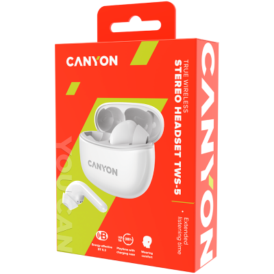 CANYON headset TWS-5 White