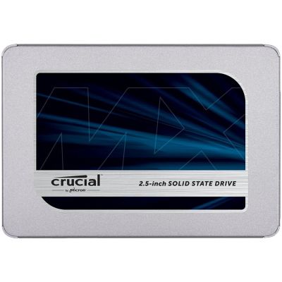 Crucial® MX500 1000GB SATA 2.5” 7mm (with 9.5mm adapter) SSD, EAN: 649528785060