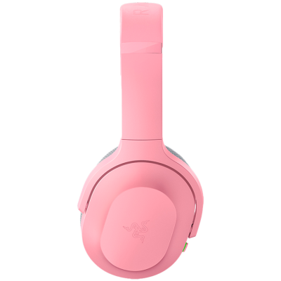 Razer Barracuda Pink, Wireless Multi-platform Gaming and Mobile Headset, Razer TriForce 50mm Drivers, Dual Integrated Noise-Cancelling mics, Pressure-Relieving Memory Foam, THX Spatial Audio, 40hrs, Type-C, Compatible with PC, PlayStation,