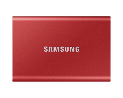 External SSD Samsung T7 Indigo Red SSD 2TB, USB-C