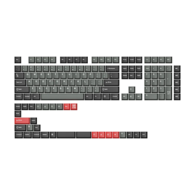Keychron Cherry Profile Double - Shot PBT Full Set 143 Keycaps - Dolch Red