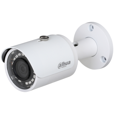 Dahua IP camera 4MP Bullet, Day&Night, 1/3" CMOS, 2688×1520 Effective Pixels, 20fps@1520P, Focal Length 2.8mm, 104°, IR Distance up to 30m, 0.08Lux/F2.0 Colour, 0Lux/F2.0 IR on, IP67 outdoor installation, PoE, 5.5W