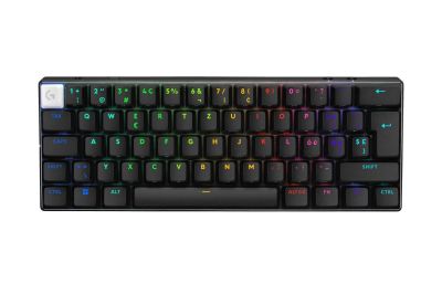 Wireless Gaming Keyboard Logitech Pro X 60 Tactile black, KEYCONTROL, LIGHTSYNC, RGB, Black