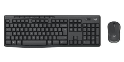 Wireless Keyboard and mouse set Logitech MK370, Bluetooth, Black