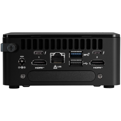 ASUS NUC 13pro/RNUC13ANHI300002I/Intel Core i3-1315U/Intel UHD Graphics/4xUSB/M.2 22x80 NVMe; 22x42 SATA/2.5'' SATA slot/2,5Gbe LAN/2xHDMI/ 2x Thunderbolt 4 (USB-C+DP)/no Storage/no RAM/AX211.NGWG.NV/no OS/EU Cord/Tall Kit(L6)/EAN:4711387502662