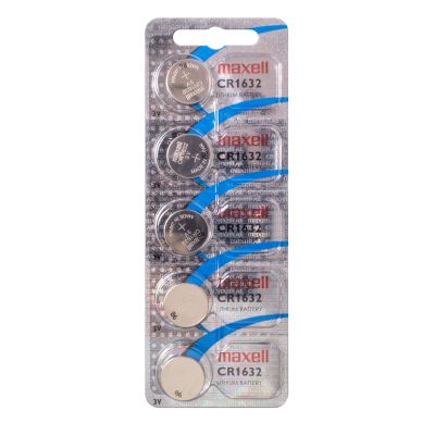 Button battery lithium   CR1632 3V 5 pc in blister /price for 1 battery/ MAXELL
