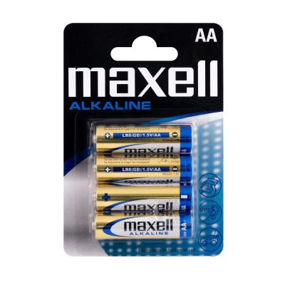 MAXELL Alkaline Battery LR6 / 4 pcs. pack / 1.5V