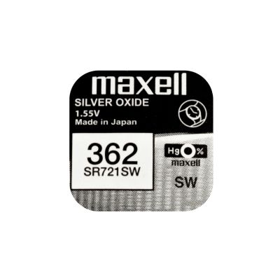 Button Battery Silver MAXELL SR721 SW /AG11/362/1.55V
